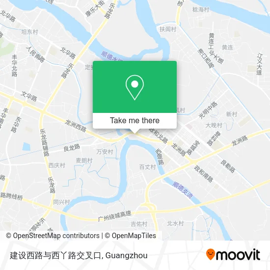 建设西路与西丫路交叉口 map