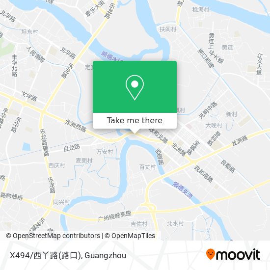 X494/西丫路(路口) map
