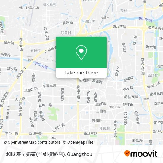 和味寿司奶茶(丝织横路店) map