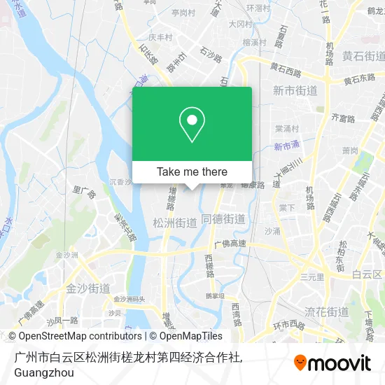 广州市白云区松洲街槎龙村第四经济合作社 map