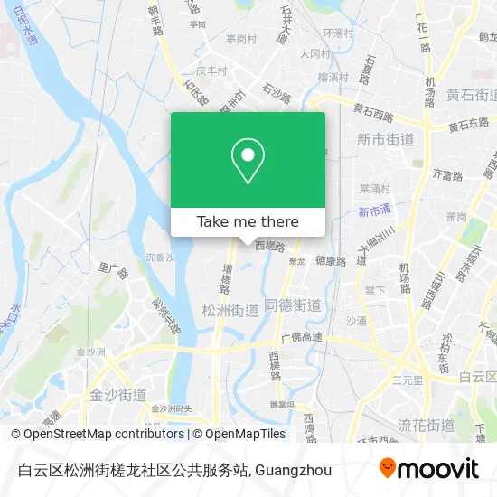 白云区松洲街槎龙社区公共服务站 map