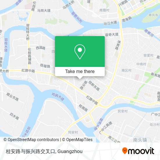 桂安路与振兴路交叉口 map