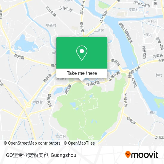 GO盟专业宠物美容 map