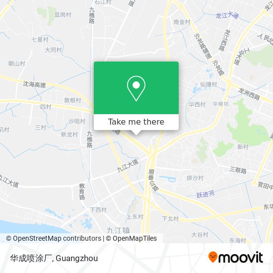 华成喷涂厂 map