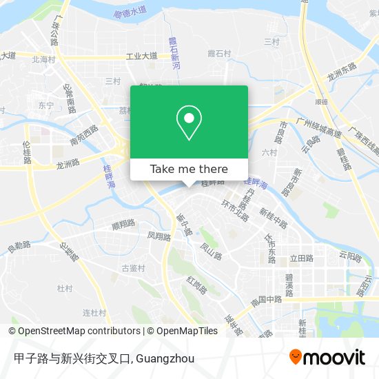 甲子路与新兴街交叉口 map