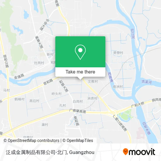 泛成金属制品有限公司-北门 map