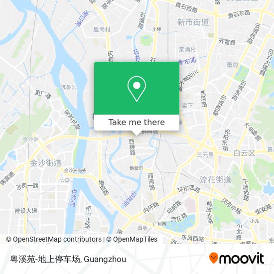 粤溪苑-地上停车场 map