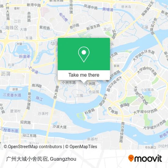 广州大城小舍民宿 map