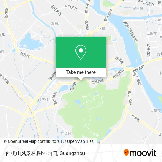 西樵山风景名胜区-西门 map