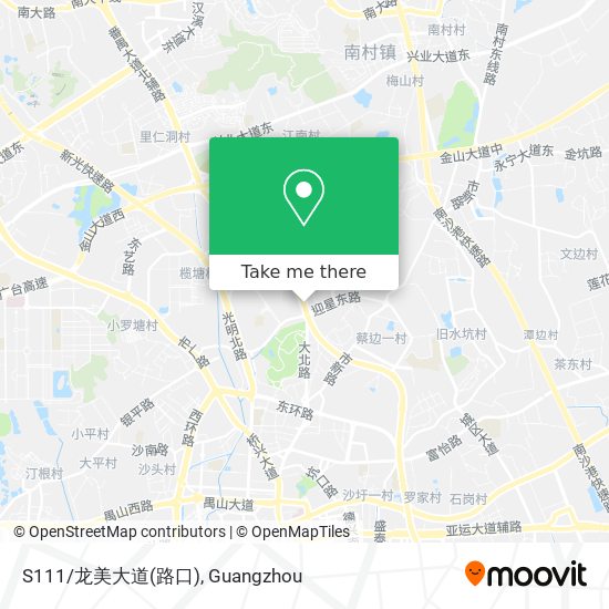 S111/龙美大道(路口) map