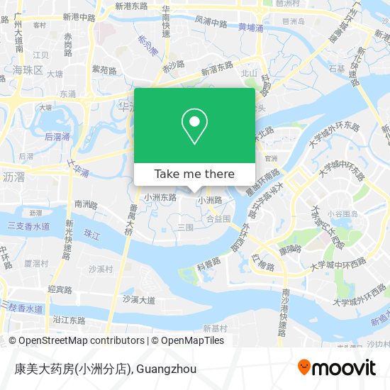 康美大药房(小洲分店) map