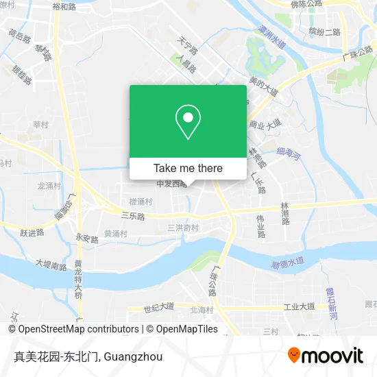 真美花园-东北门 map