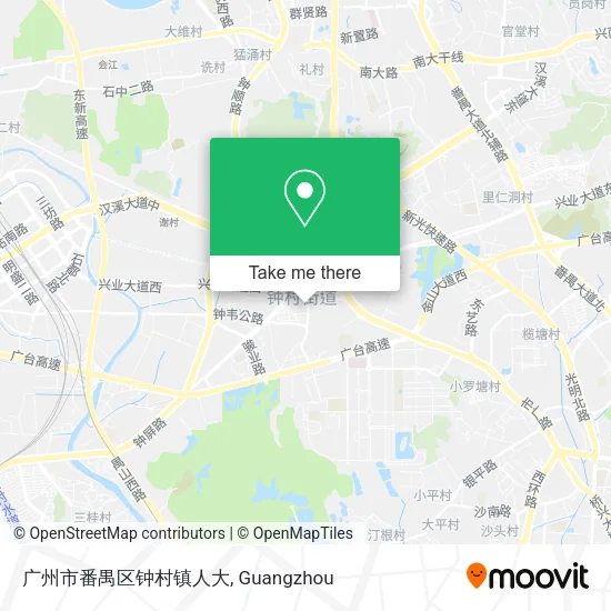 广州市番禺区钟村镇人大 map