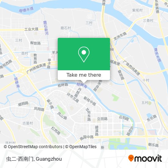 虫二-西南门 map