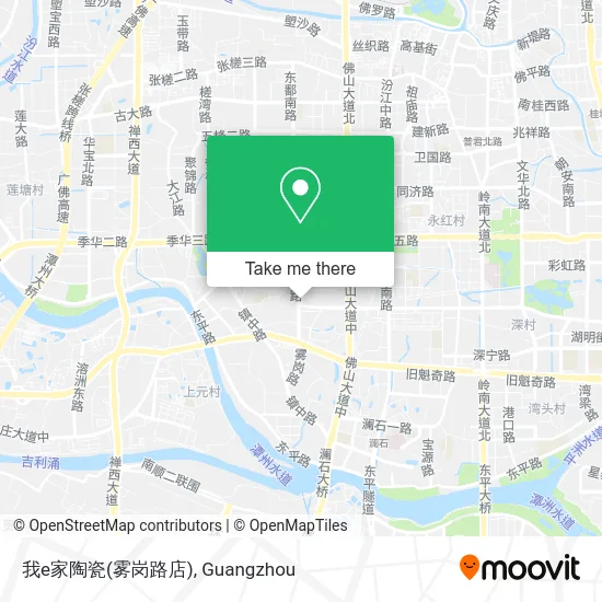 我e家陶瓷(雾岗路店) map
