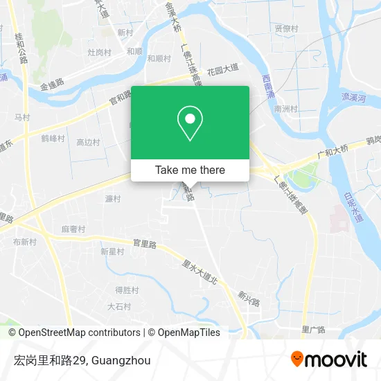 宏岗里和路29 map