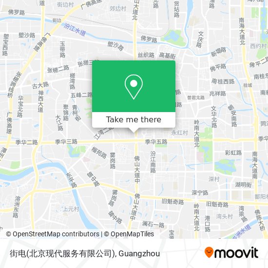 街电(北京现代服务有限公司) map