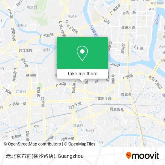 老北京布鞋(横沙路店) map
