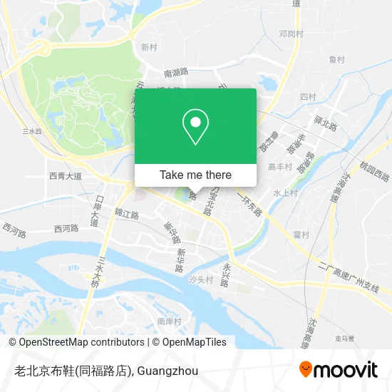老北京布鞋(同福路店) map