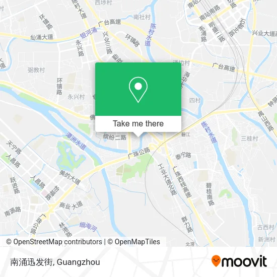 南涌迅发街 map