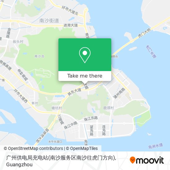 广州供电局充电站(南沙服务区南沙往虎门方向) map