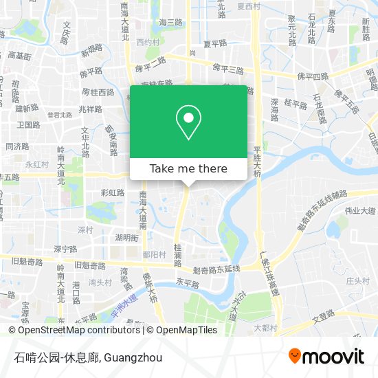 石啃公园-休息廊 map