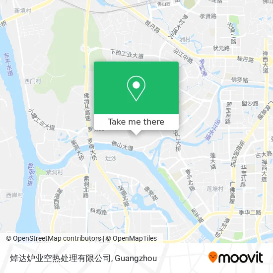 焯达炉业空热处理有限公司 map