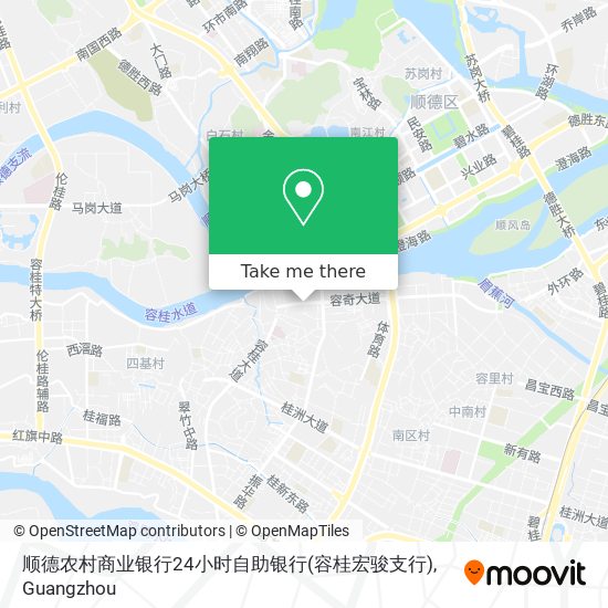 顺德农村商业银行24小时自助银行(容桂宏骏支行) map