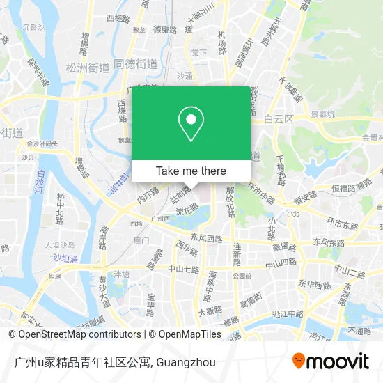广州u家精品青年社区公寓 map