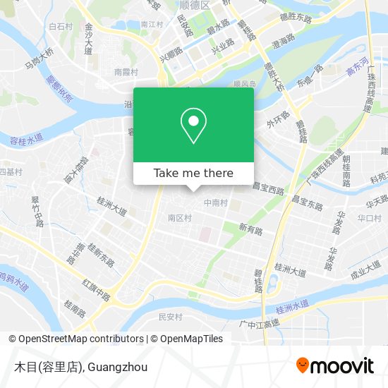 木目(容里店) map