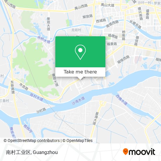 南村工业区 map