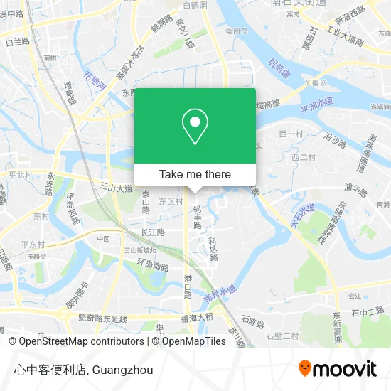 心中客便利店 map