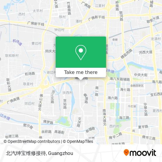 北汽绅宝维修接待 map
