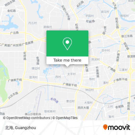 北海 map