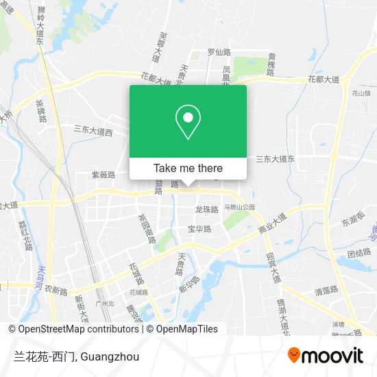 兰花苑-西门 map