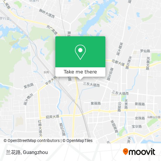兰花路 map