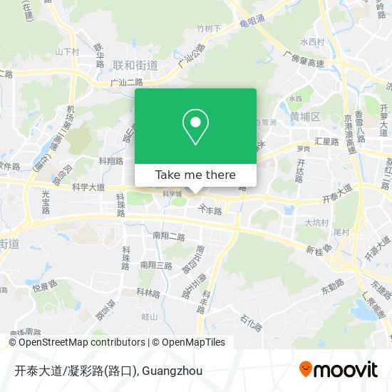 开泰大道/凝彩路(路口) map