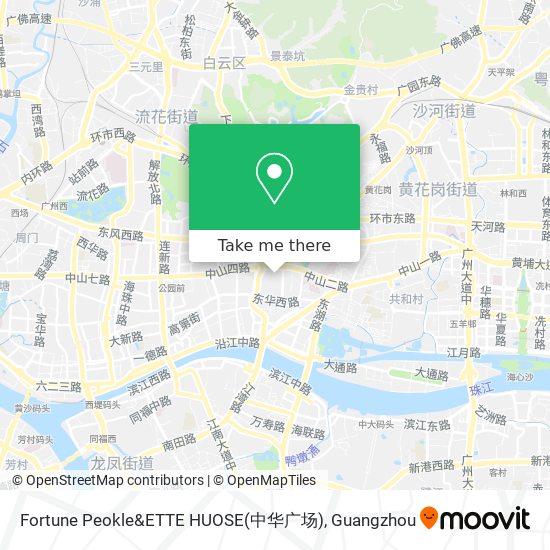 Fortune Peokle&ETTE HUOSE(中华广场) map