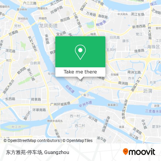 东方雅苑-停车场 map