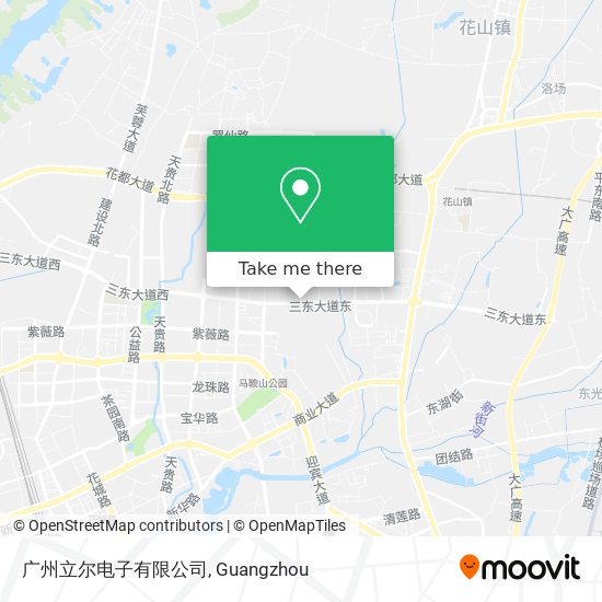 广州立尔电子有限公司 map