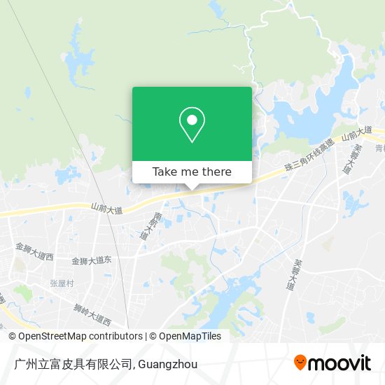 广州立富皮具有限公司 map