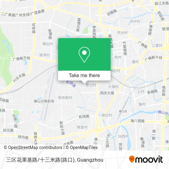 三区花果基路/十三米路(路口) map