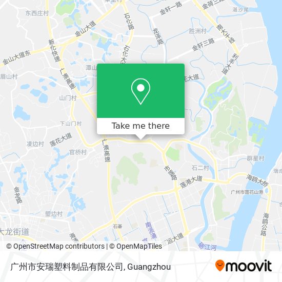 广州市安瑞塑料制品有限公司 map