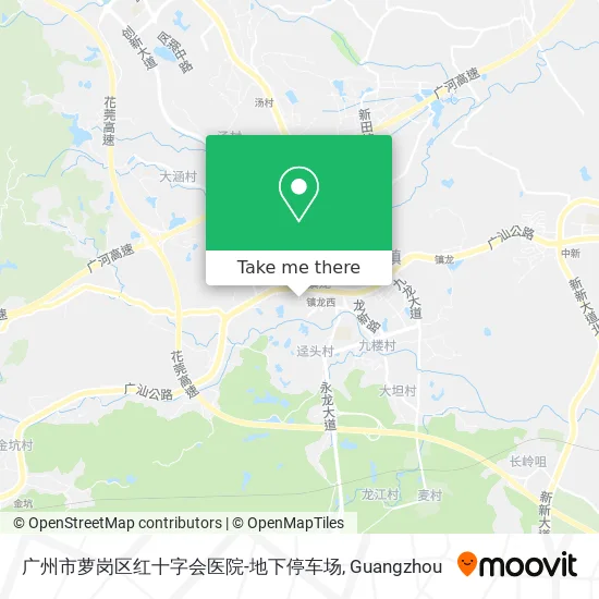 广州市萝岗区红十字会医院-地下停车场 map
