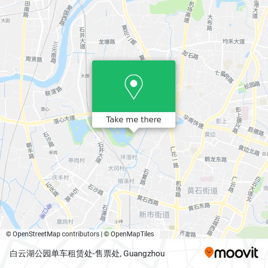白云湖公园单车租赁处-售票处 map