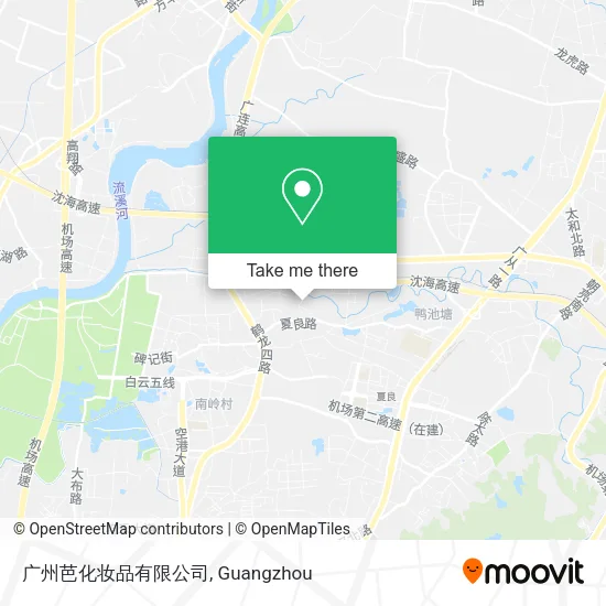 广州芭化妆品有限公司 map