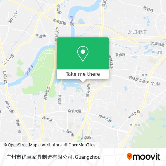 广州市优卓家具制造有限公司 map