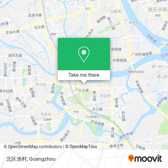 北区渔村 map