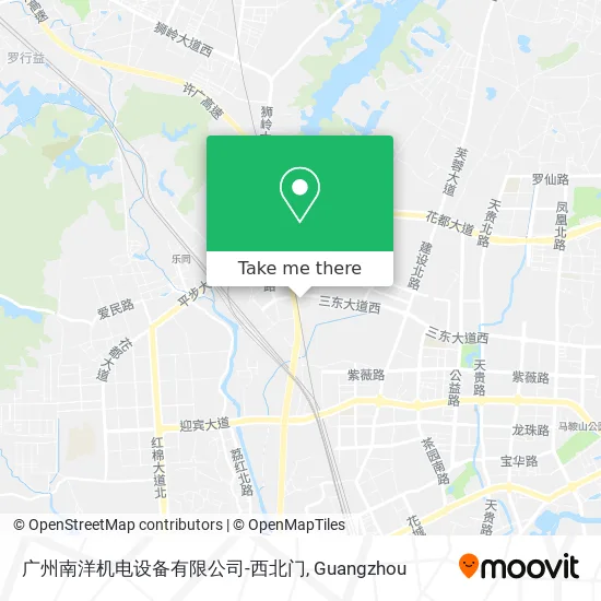 广州南洋机电设备有限公司-西北门 map