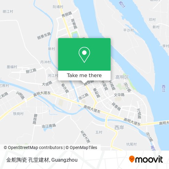 金舵陶瓷 孔堂建材 map